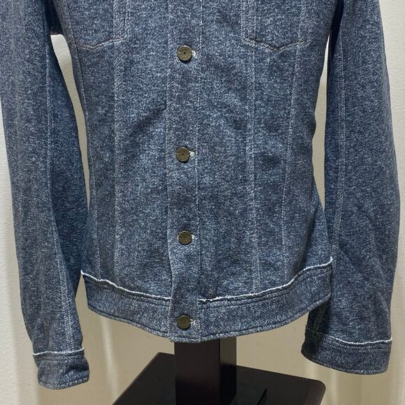 Diesel Co Navy Cream Men's Lightweight Jacket Sweater Size Large - Picture 5 of 11